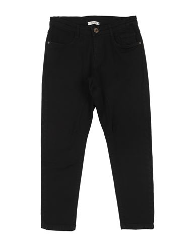 Kid Girl Pants Black Size 12 Cotton, Elastane