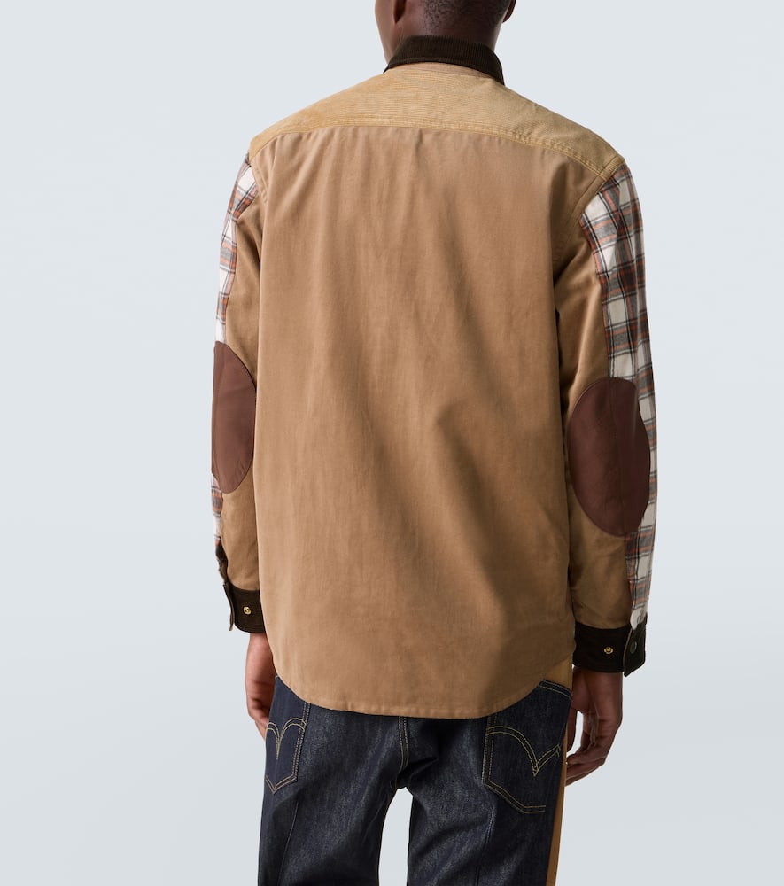 Checked cotton flannel jacket