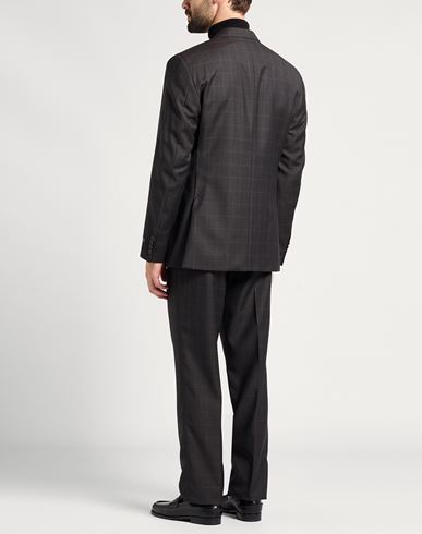 Man Suit Charcoal Size 38 Virgin Wool