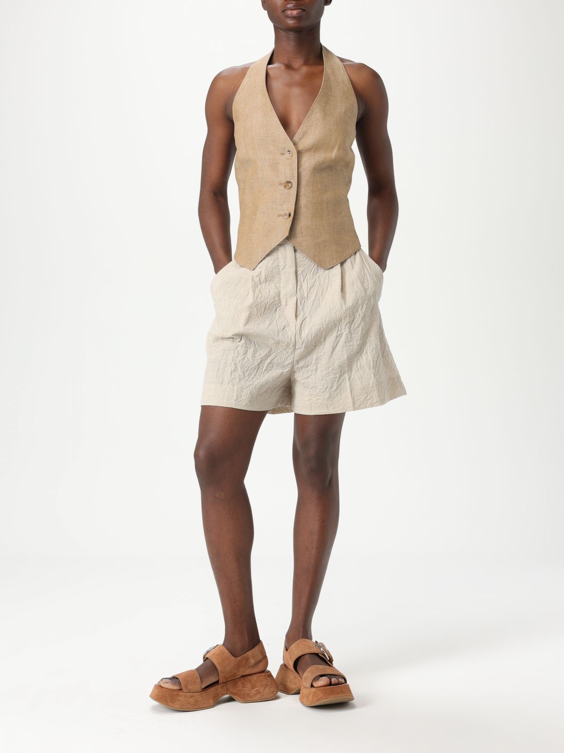 Short MAX MARA Woman color Beige