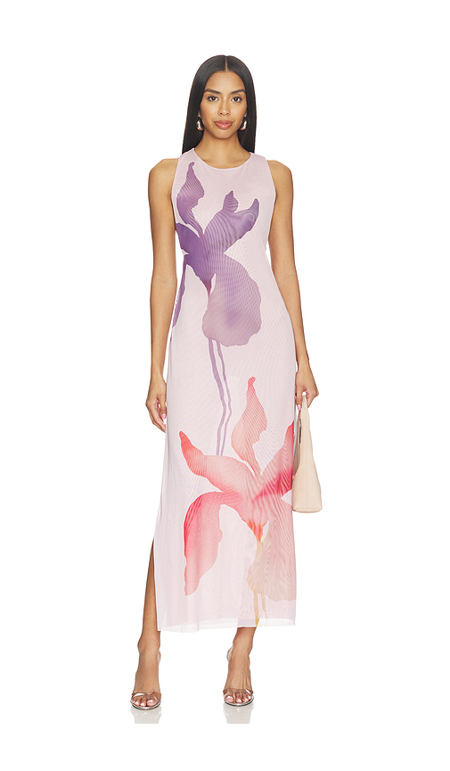 Vix Swimwear Twist Long Cover Up Dress in Multi. XS also in S, M