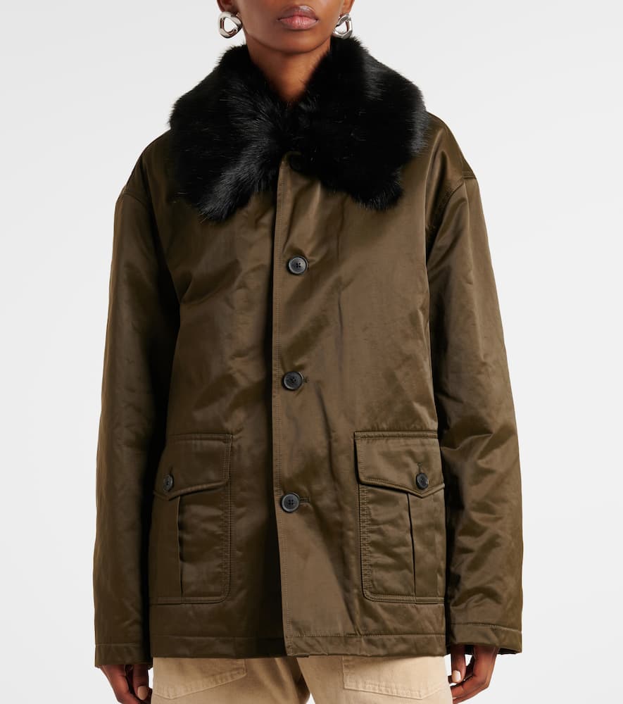 Nili Lotan Blaise faux fur-trimmed parka