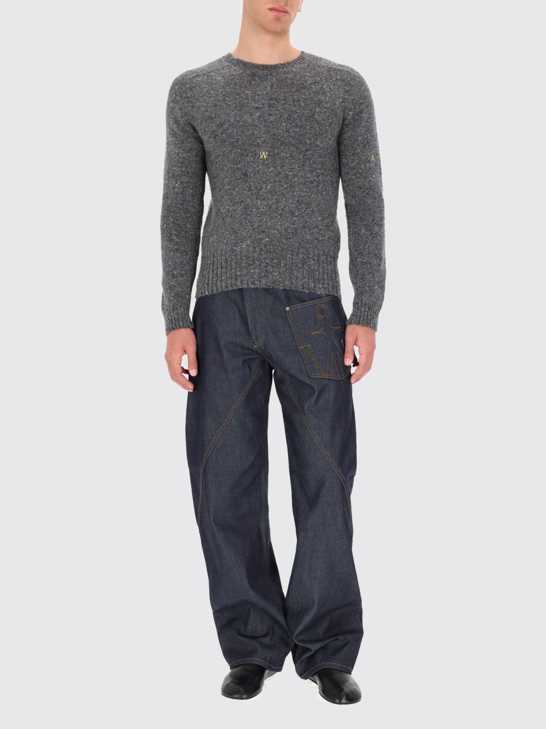 Sweater Men color Charcoal