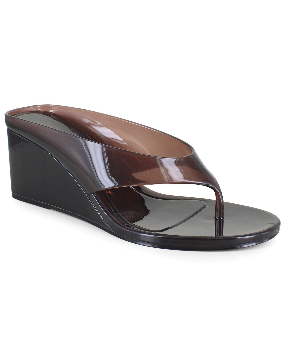 Women's Ariel Wedge Jelly Sandal - Brown