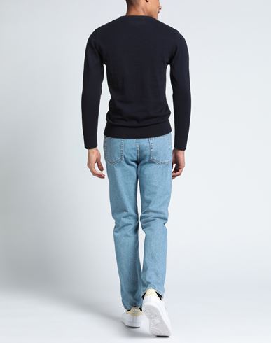 Man Sweater Midnight blue Size S Cotton, Cashmere