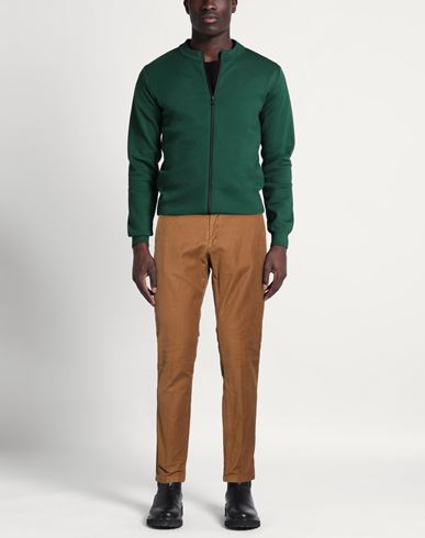 Man Pants Brown Size 34 Cotton, Elastane