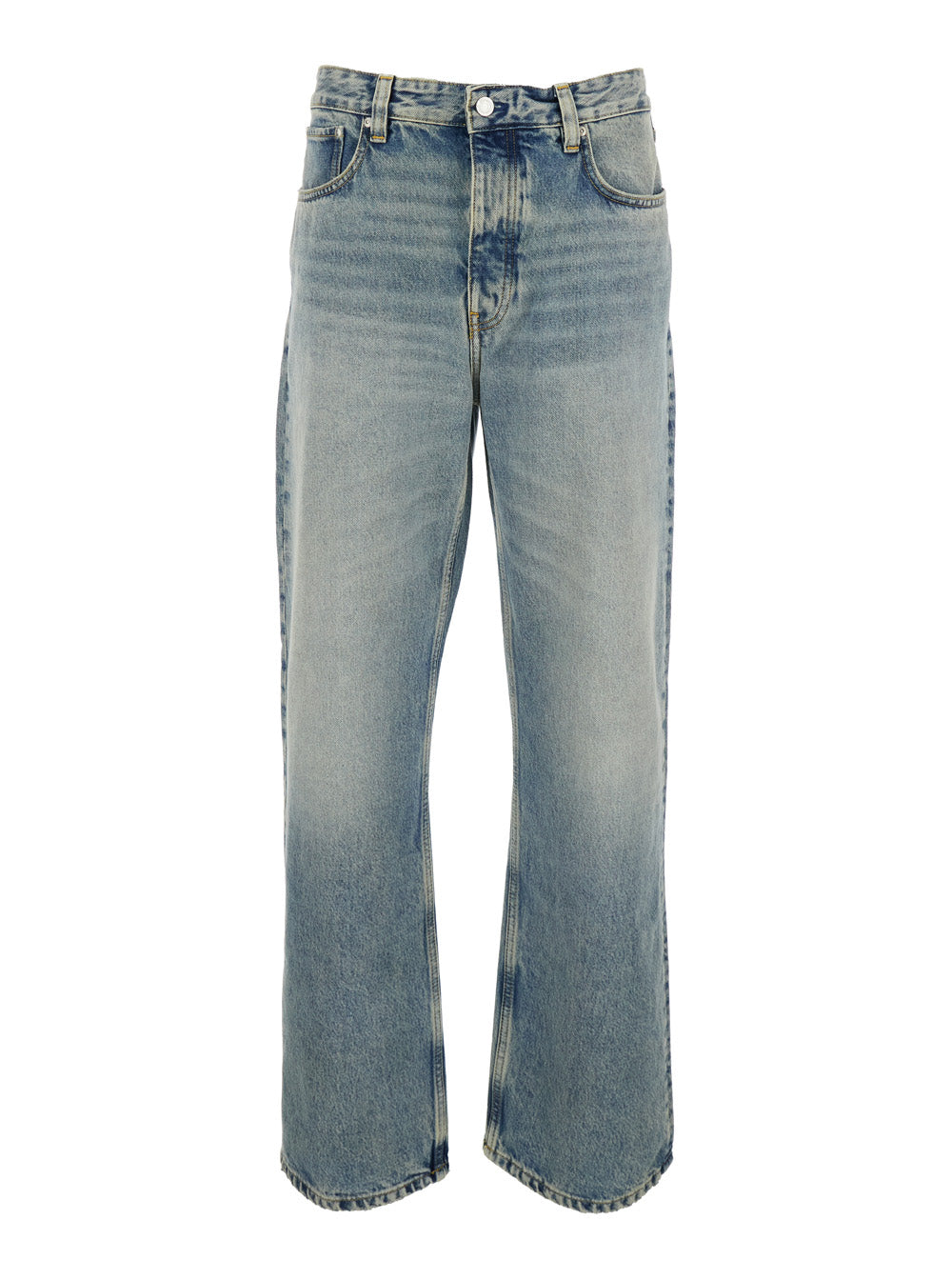 Organic Cotton Five-Pocket Jeans — Blue
