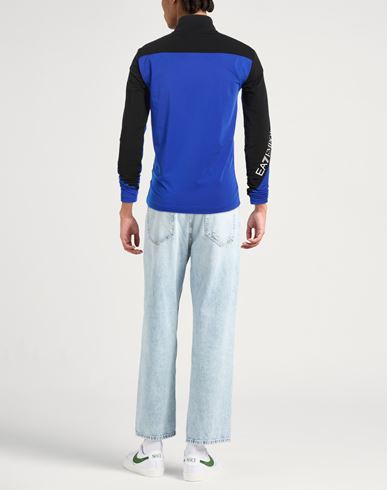 Man Sweatshirt Bright blue Size M Polyester, Elastane
