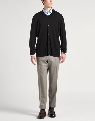 Man Cardigan Midnight blue Size L Cashmere