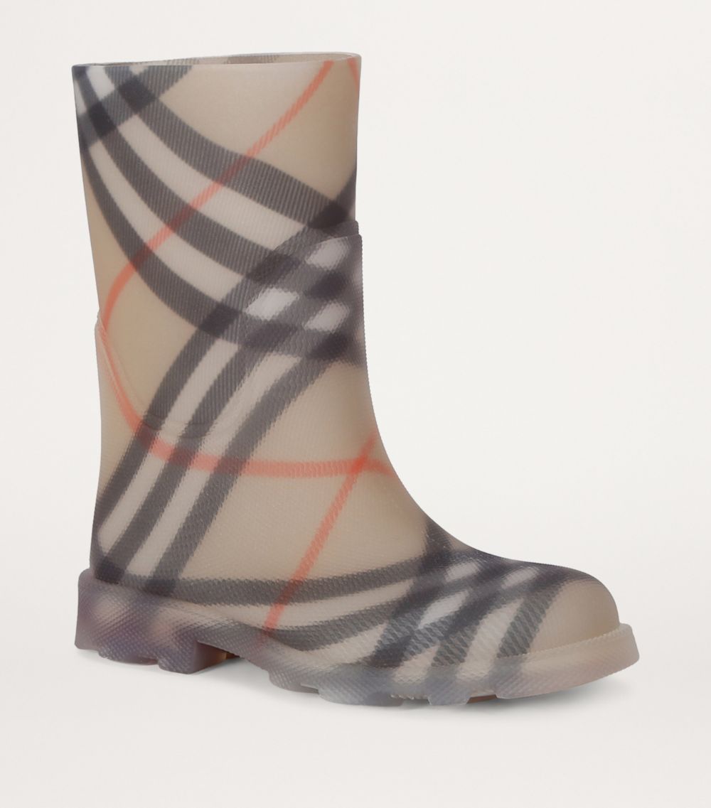 Kids Rubber Check Marsh Boots
