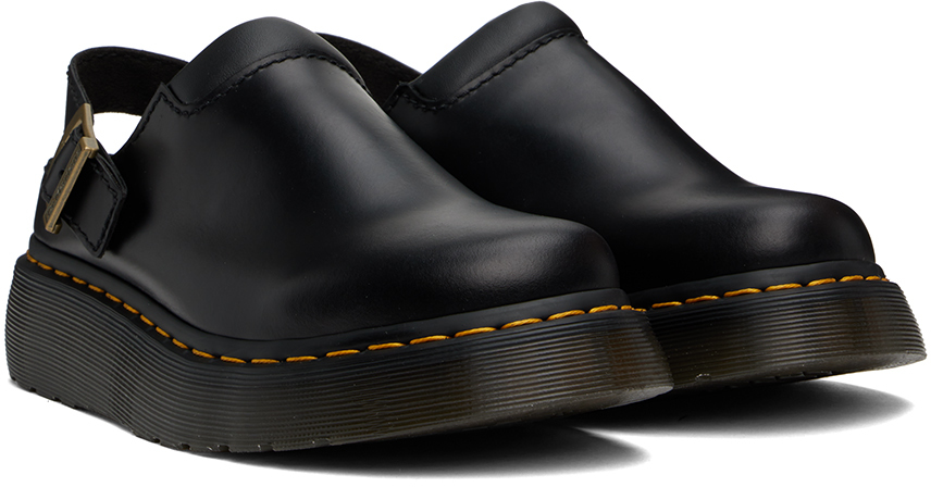 Dr. Martens Black Laketen Mules