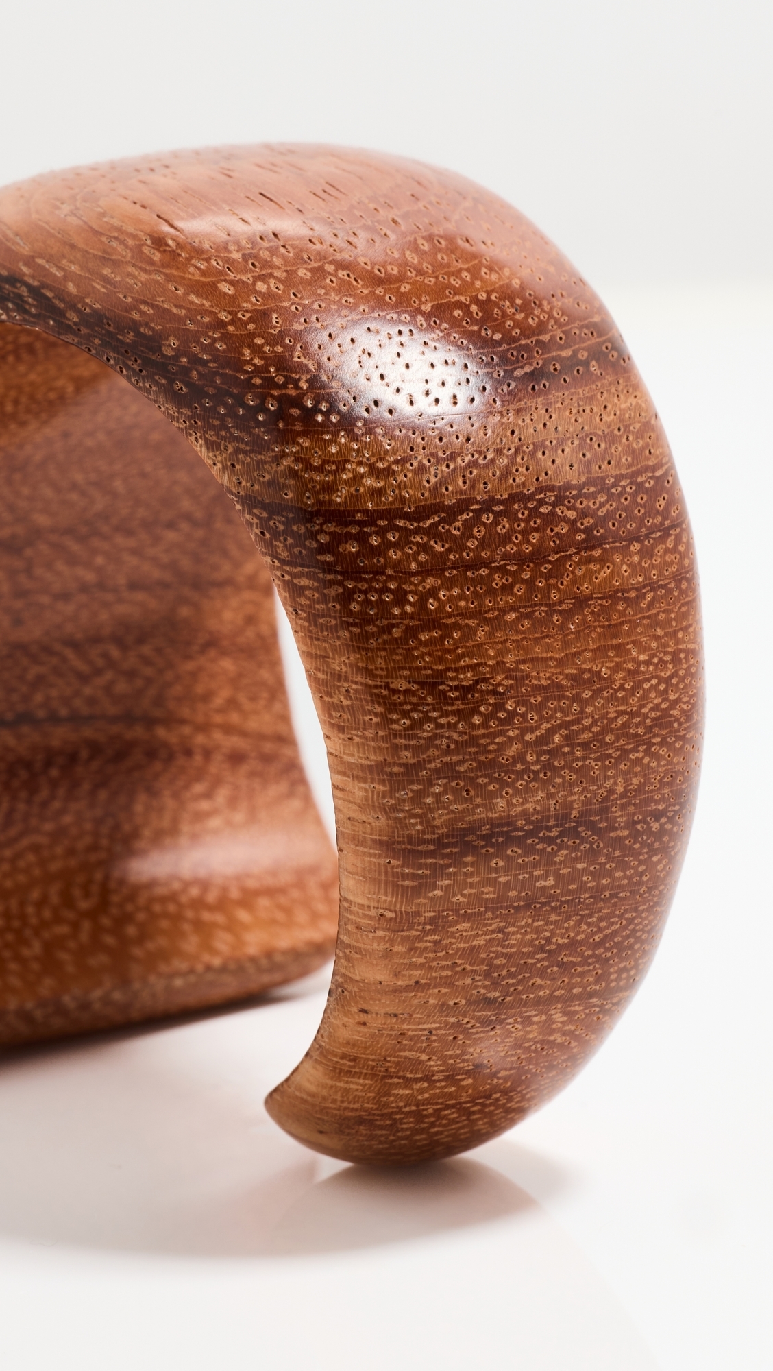Wood Bracelet Burnt Henna T2