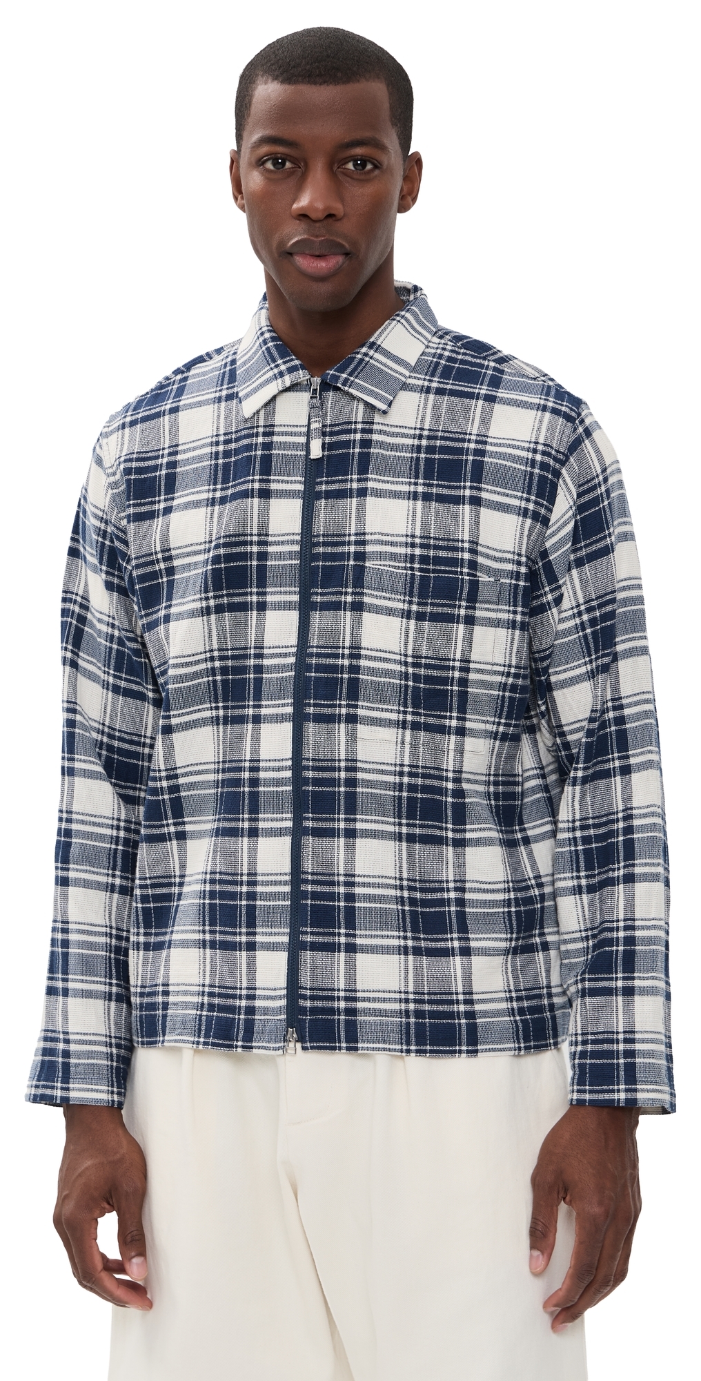 Zip Shirt Navy