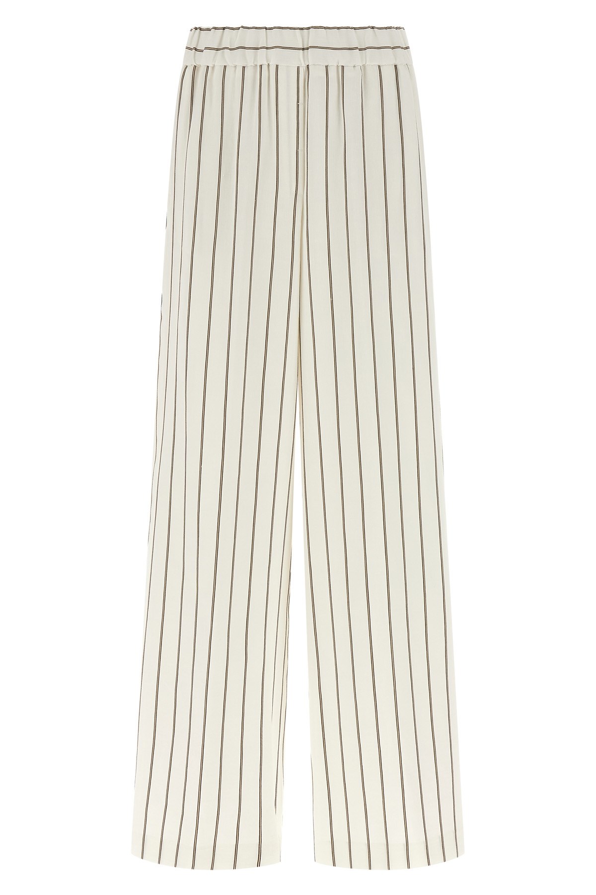 Pinstriped Twill Pants