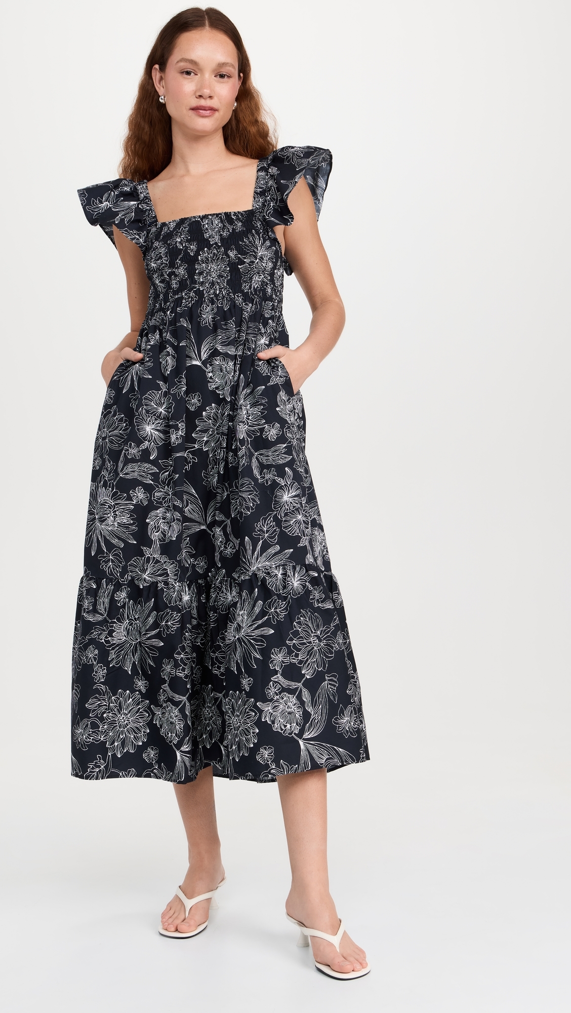 O. p.t Tuscany Dress Black Floral