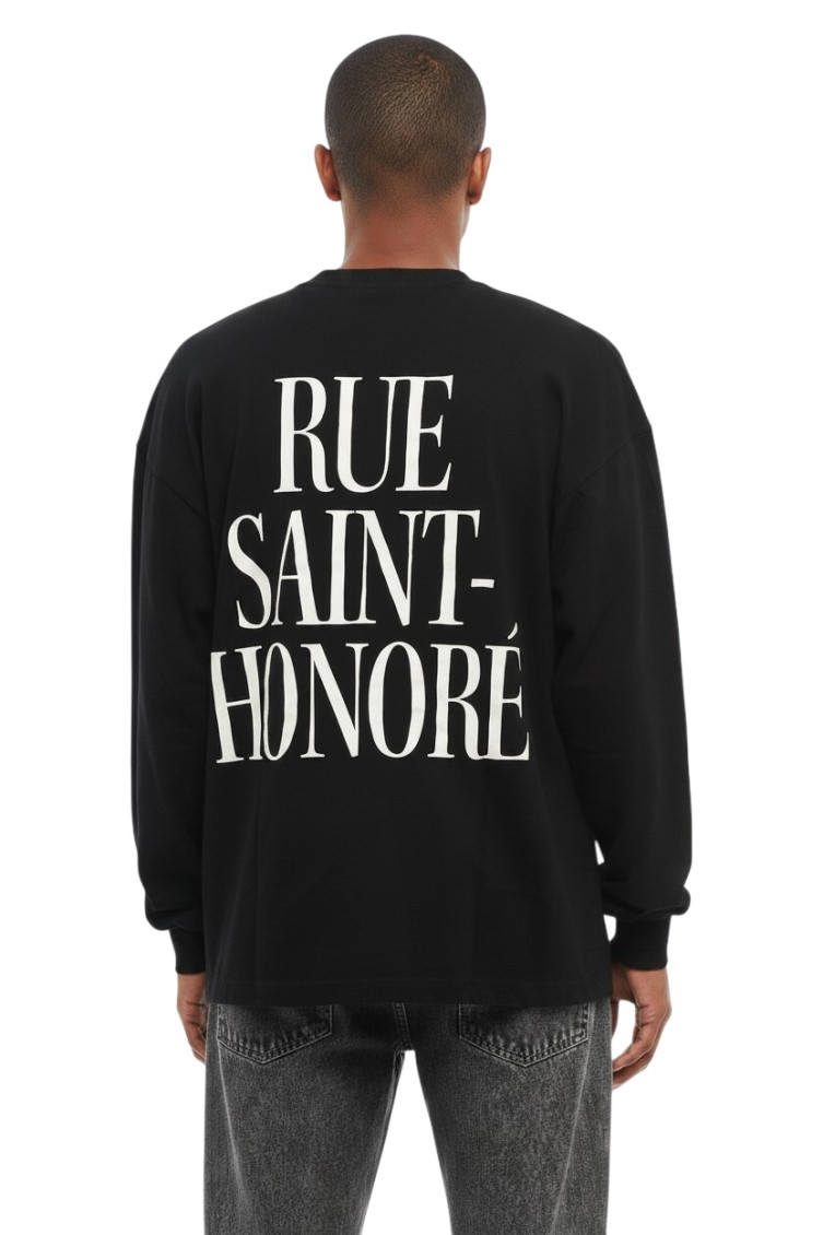 Black Crew Neck Sweatshirt