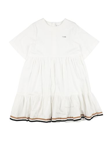 Kid Girl Kids' dress White Size 10 Cotton, Viscose