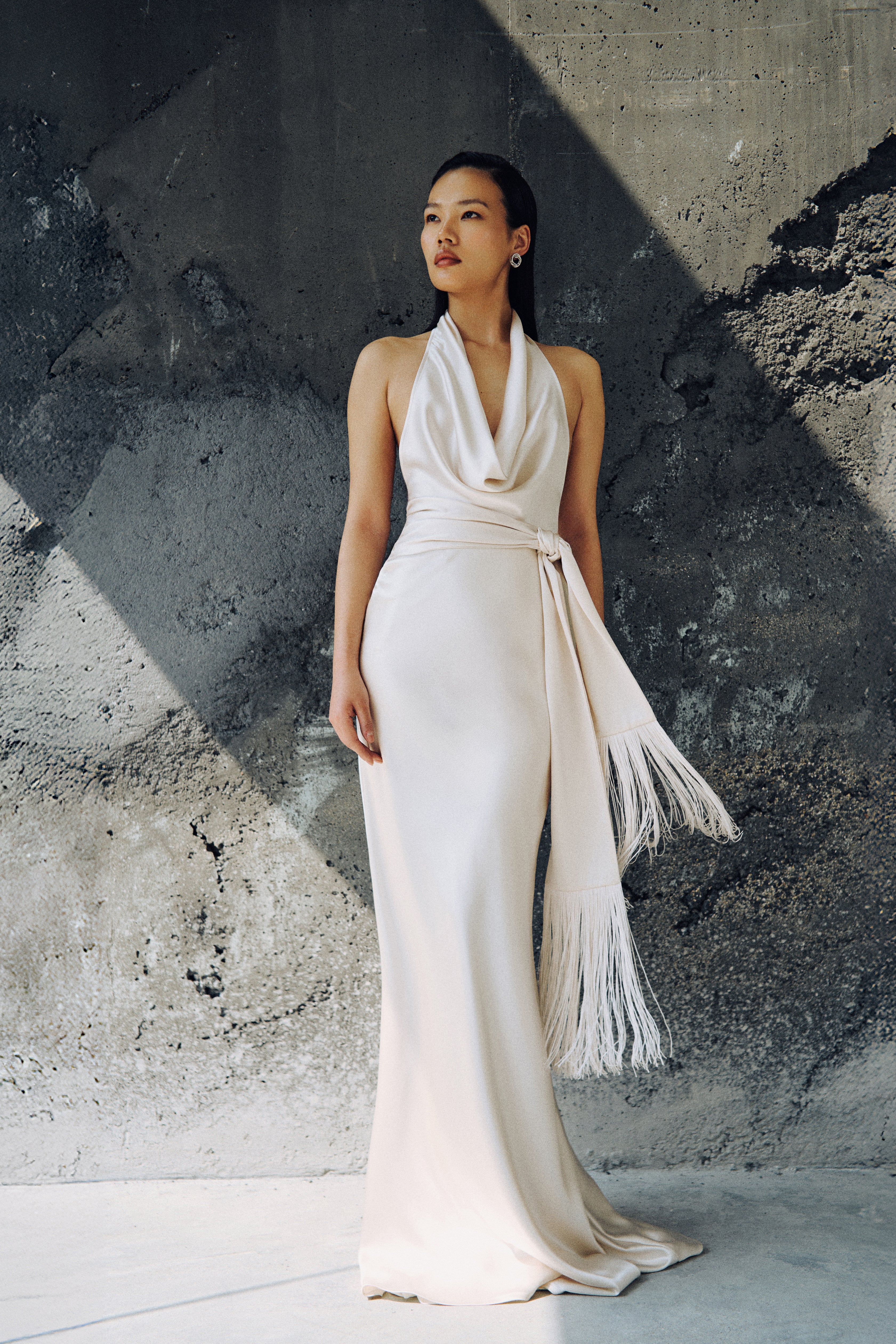 Sabina Satin Gown