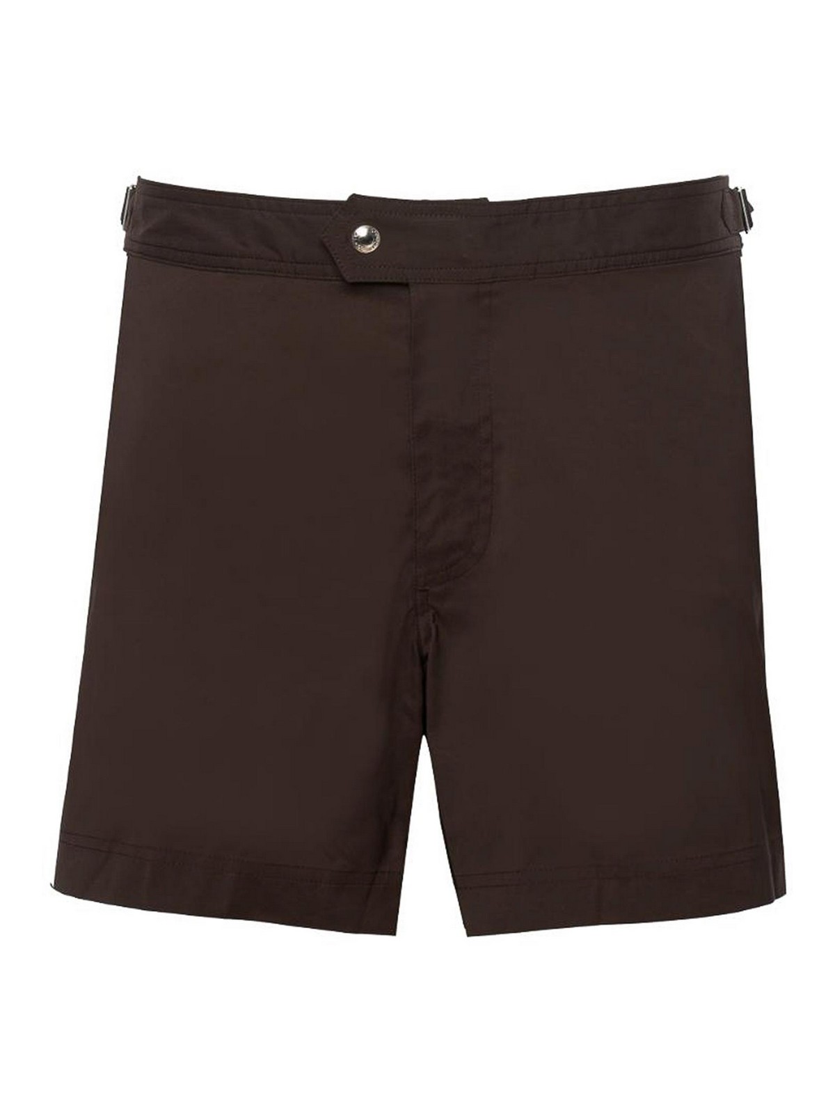 Swim Shorts micro Compact Poplin Wr Swim Short Brown In Polyester Men