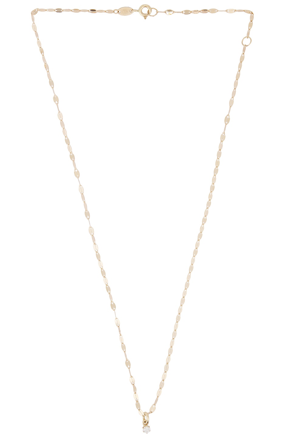 STONE AND STRAND Fairy Lights Diamond Choker in Gold & Diamond - Metallic Gold. a