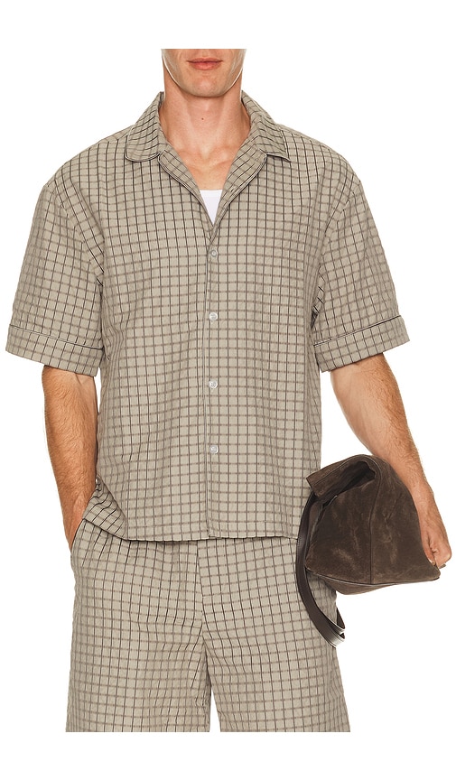 KROST Plaid Bowling Shirt in Tarmac. M also in