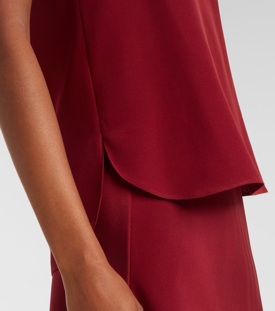 Pecora silk-blend top