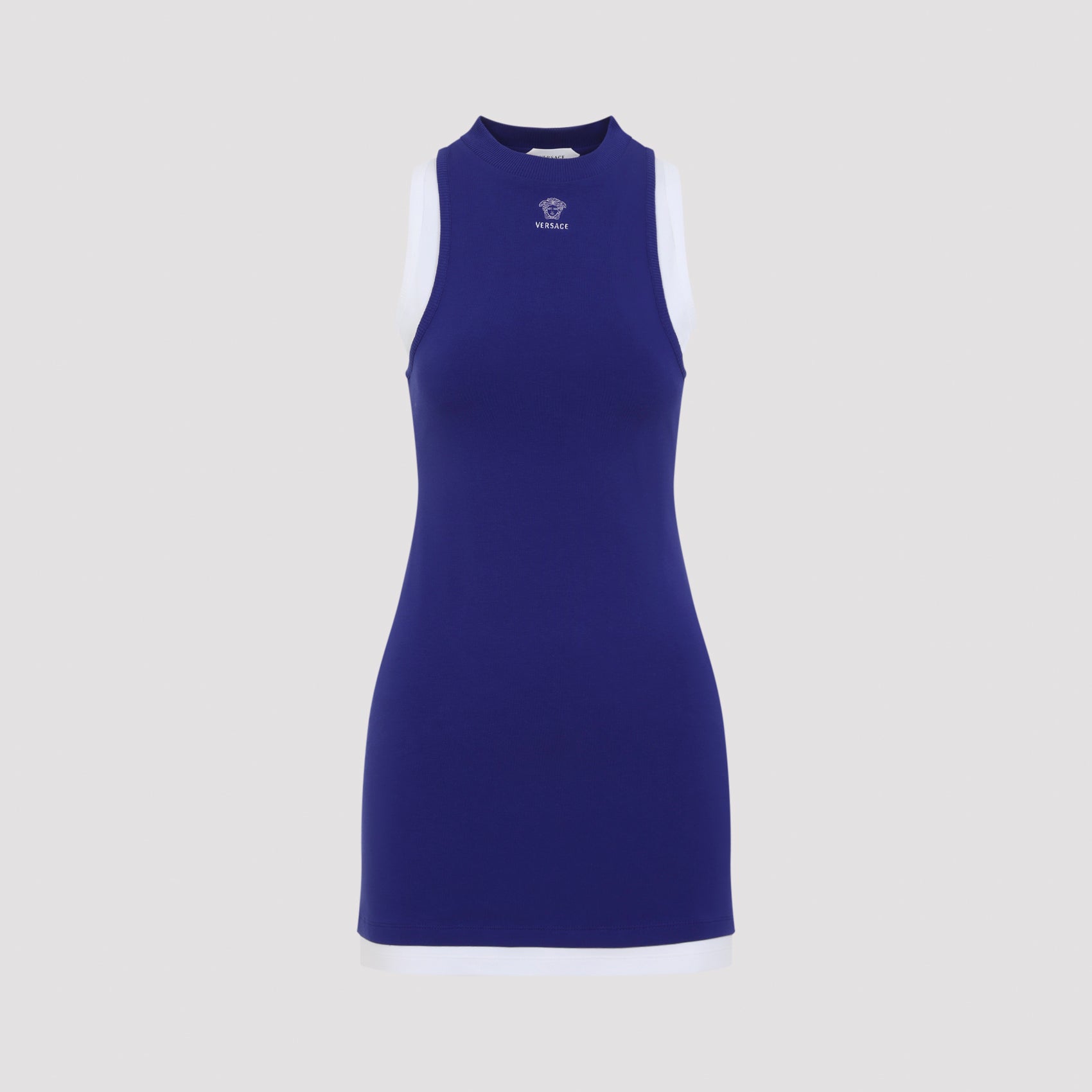 Versatile Cotton Mini Dress with Stretch Fit