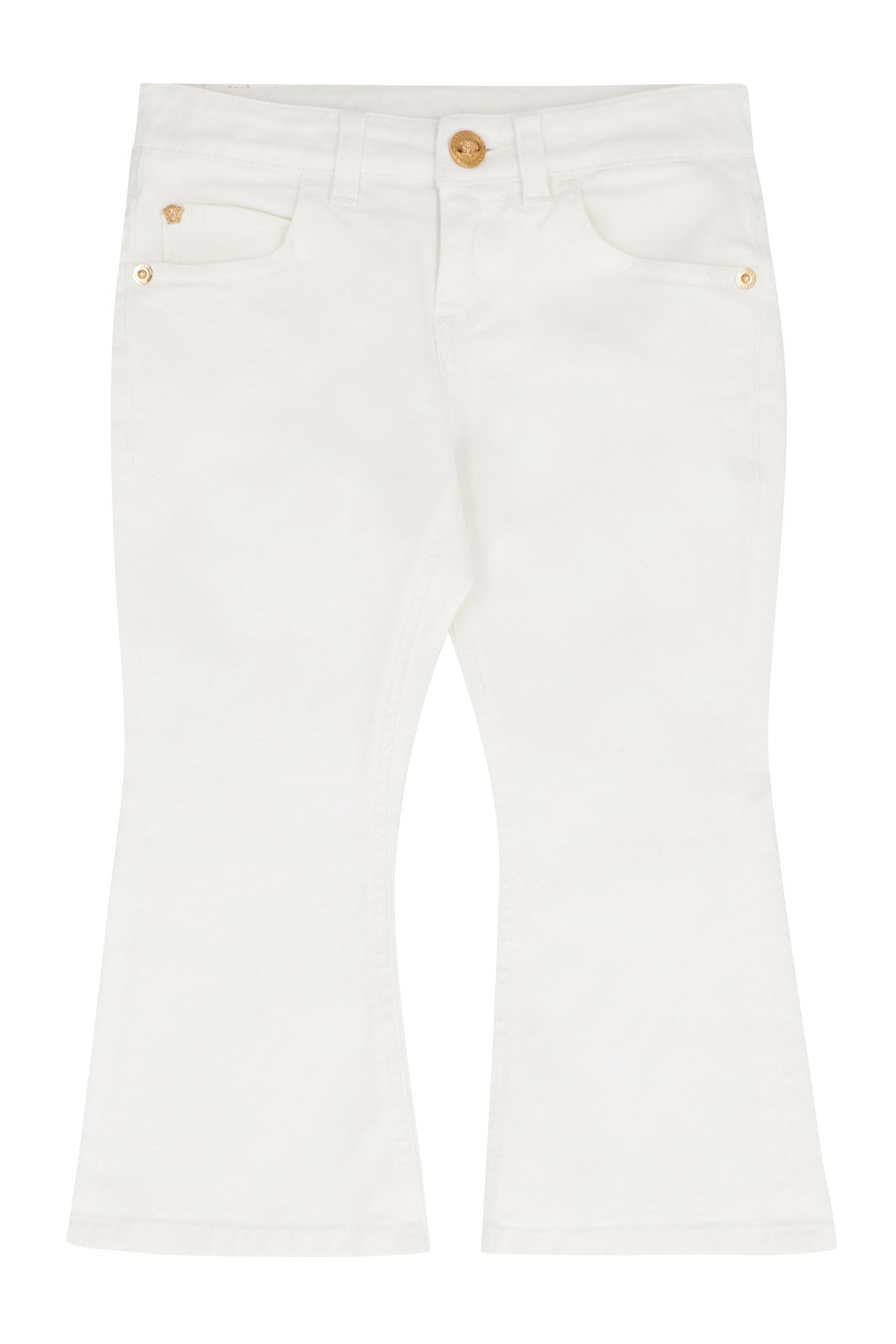 Logo-patch Flared Jeans