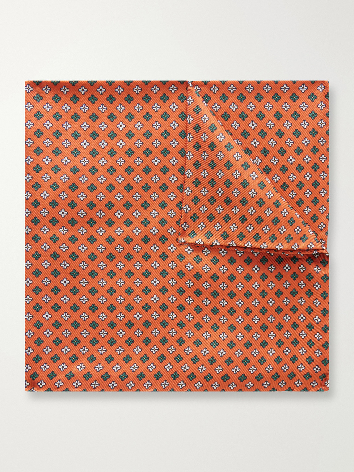 Printed Silk-Twill Pocket Square
