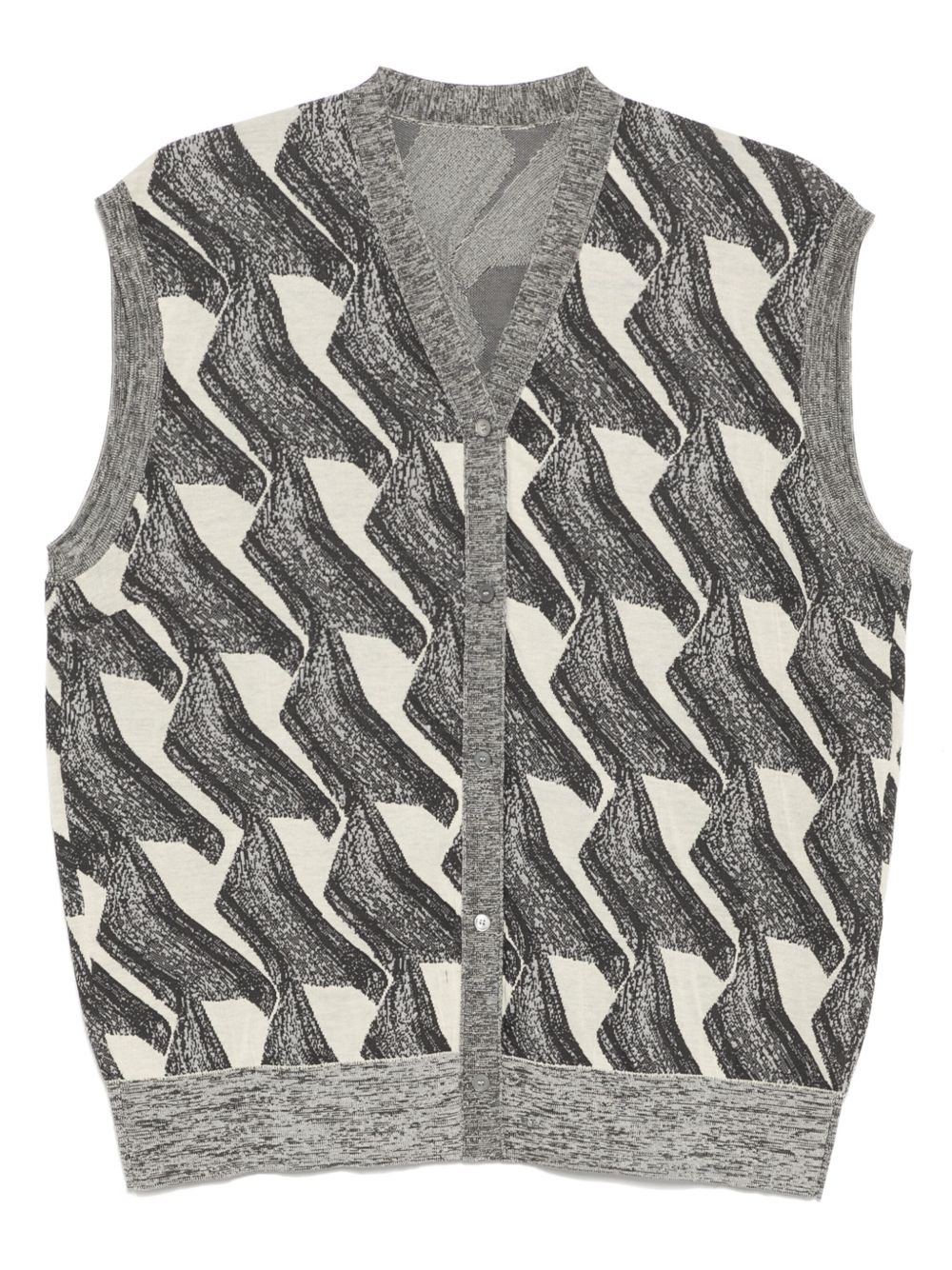 JNBY printed knitted vest - Brown