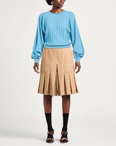Woman Sweater Light blue Size 10 Virgin Wool