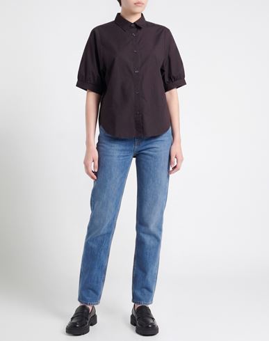 Woman Shirt Black Size S Cotton