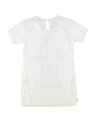 J'aime' Kid Girl Kids' dress White Size 10 Polyester, Elastane