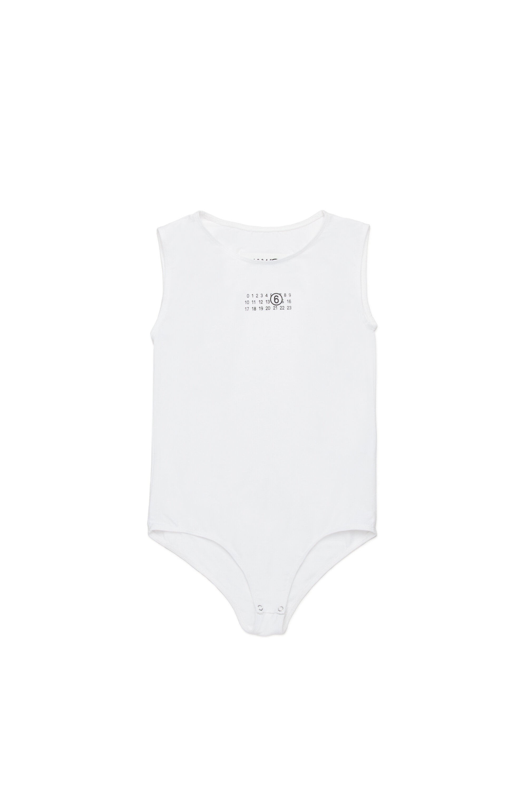Stretch jersey bodysuit with Numeric logo - Kids - White