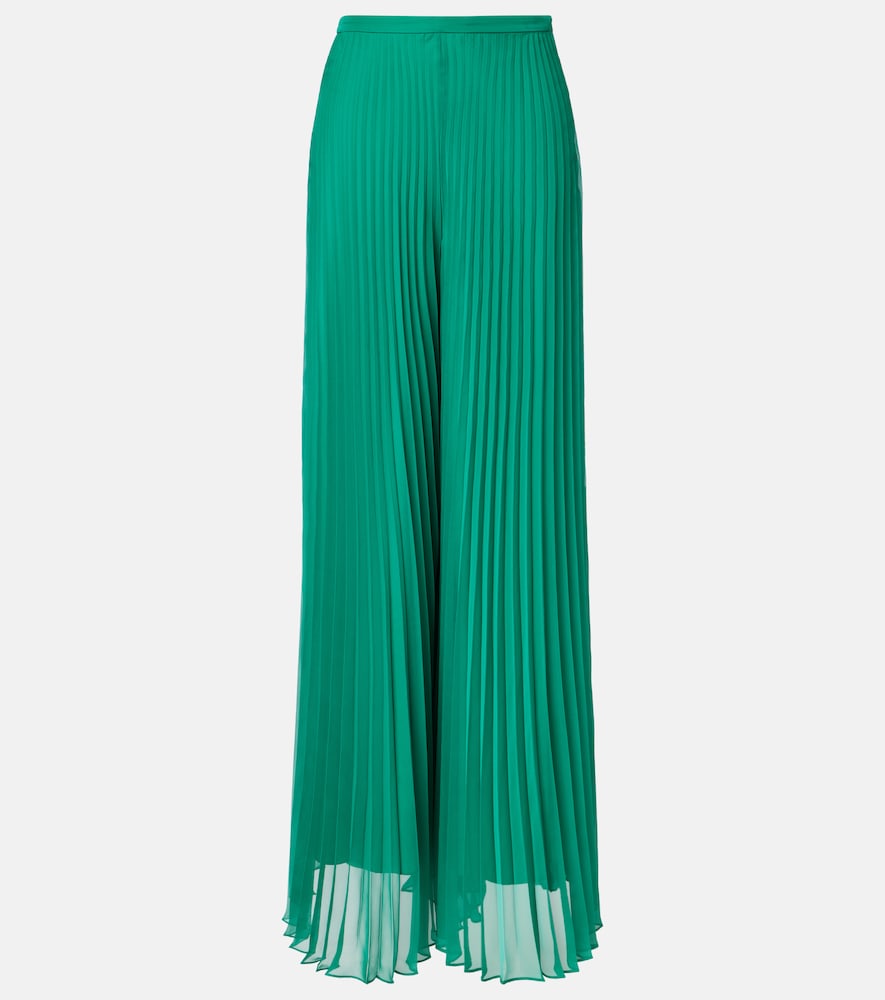 Grembo pleated wide-leg pants