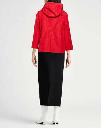 Woman Jacket Red Size 10 Polyester