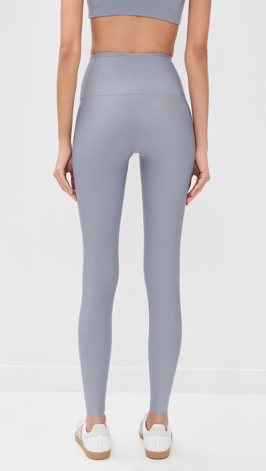 Recycled High Rise Leggings Lilac/Grey