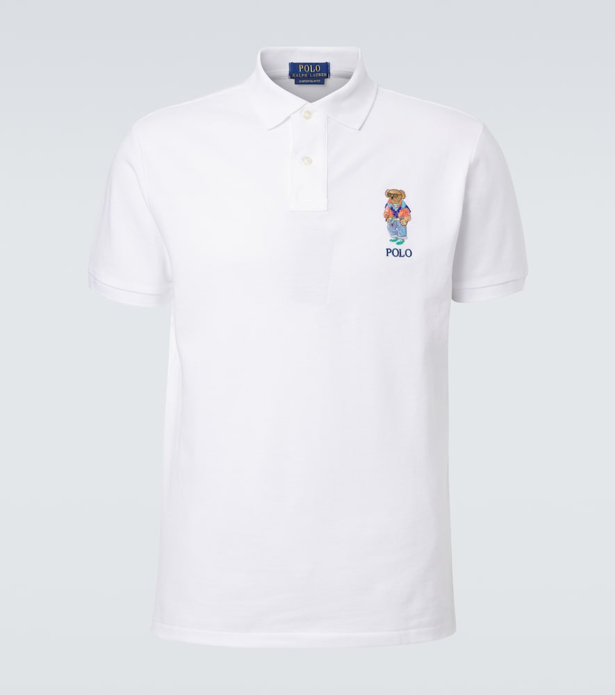 Polo Bear cotton piqué polo shirt