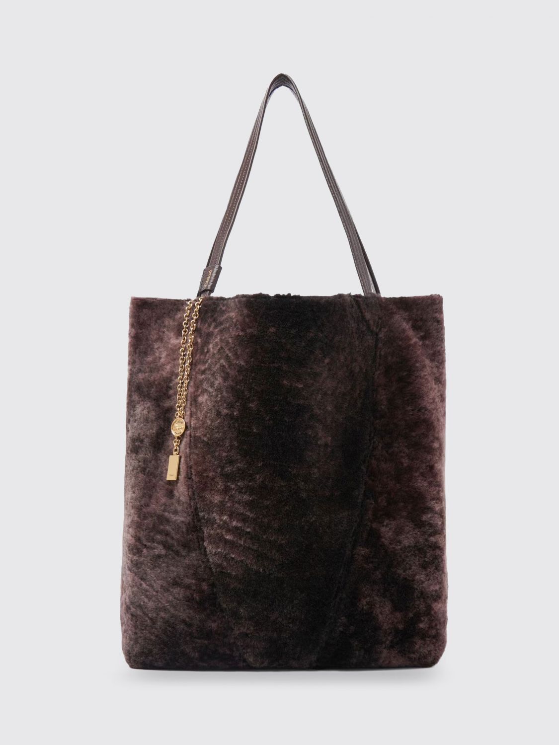Spin Large Shearling Tote
