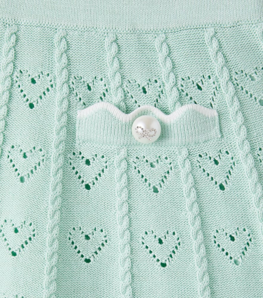 Pointelle skirt