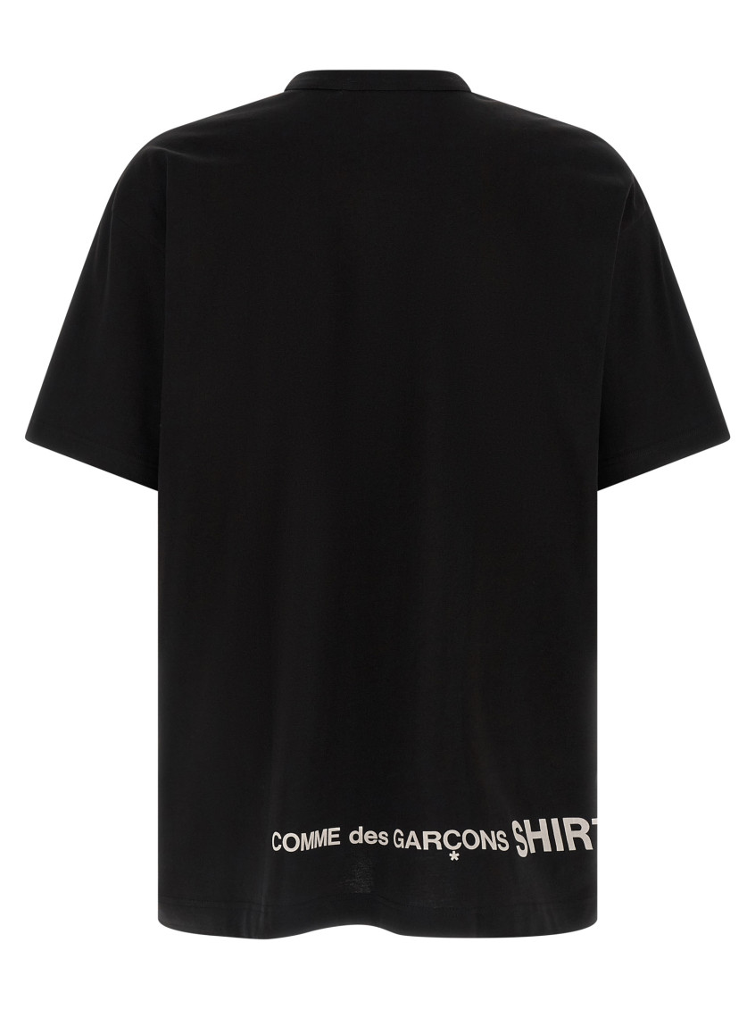 Black Logo Print T-shirt
