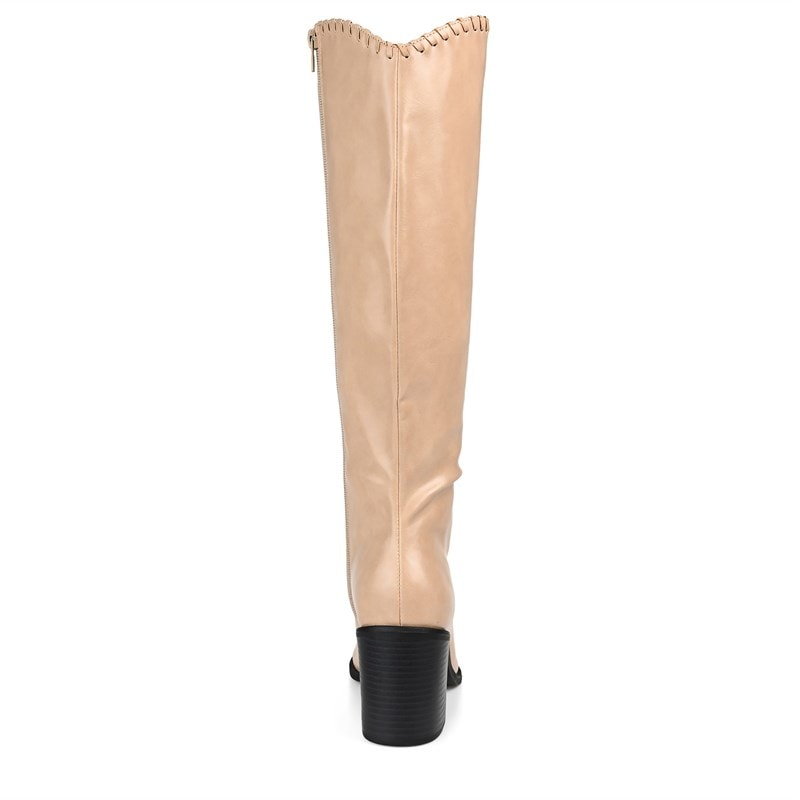 Women's Daria X-Wide Calf Knee High Western Boots (Tan)