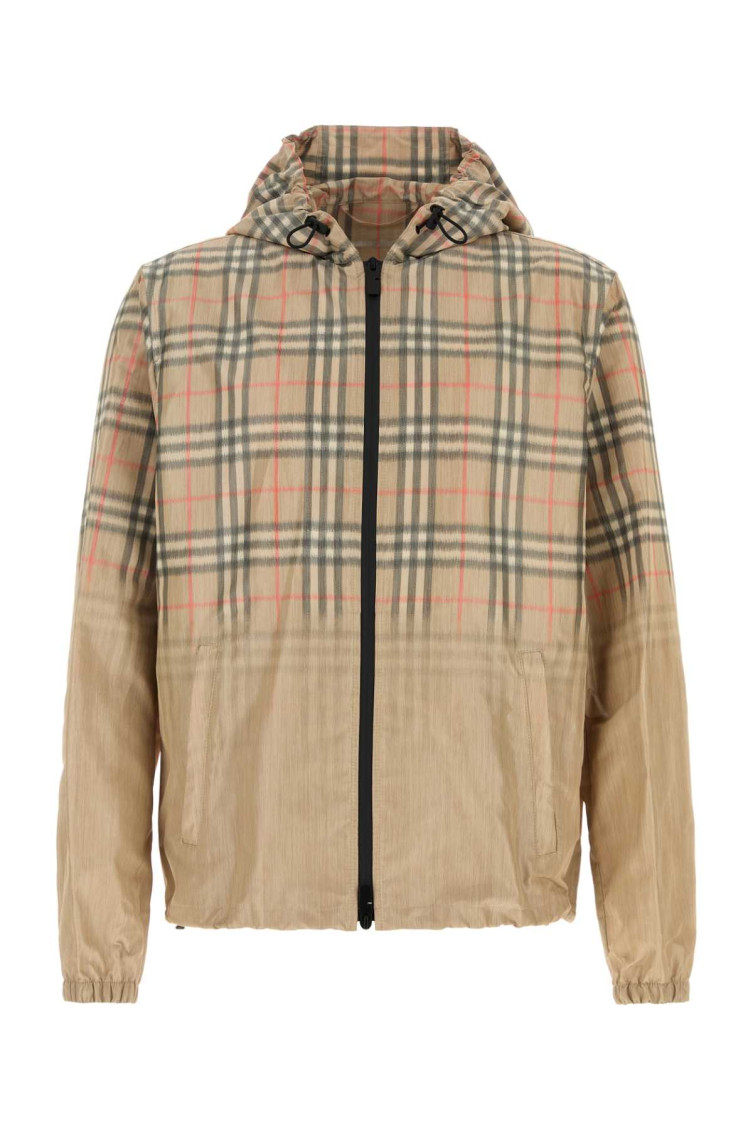 Burberry - hooded jacket drawstring hem elastic cuff