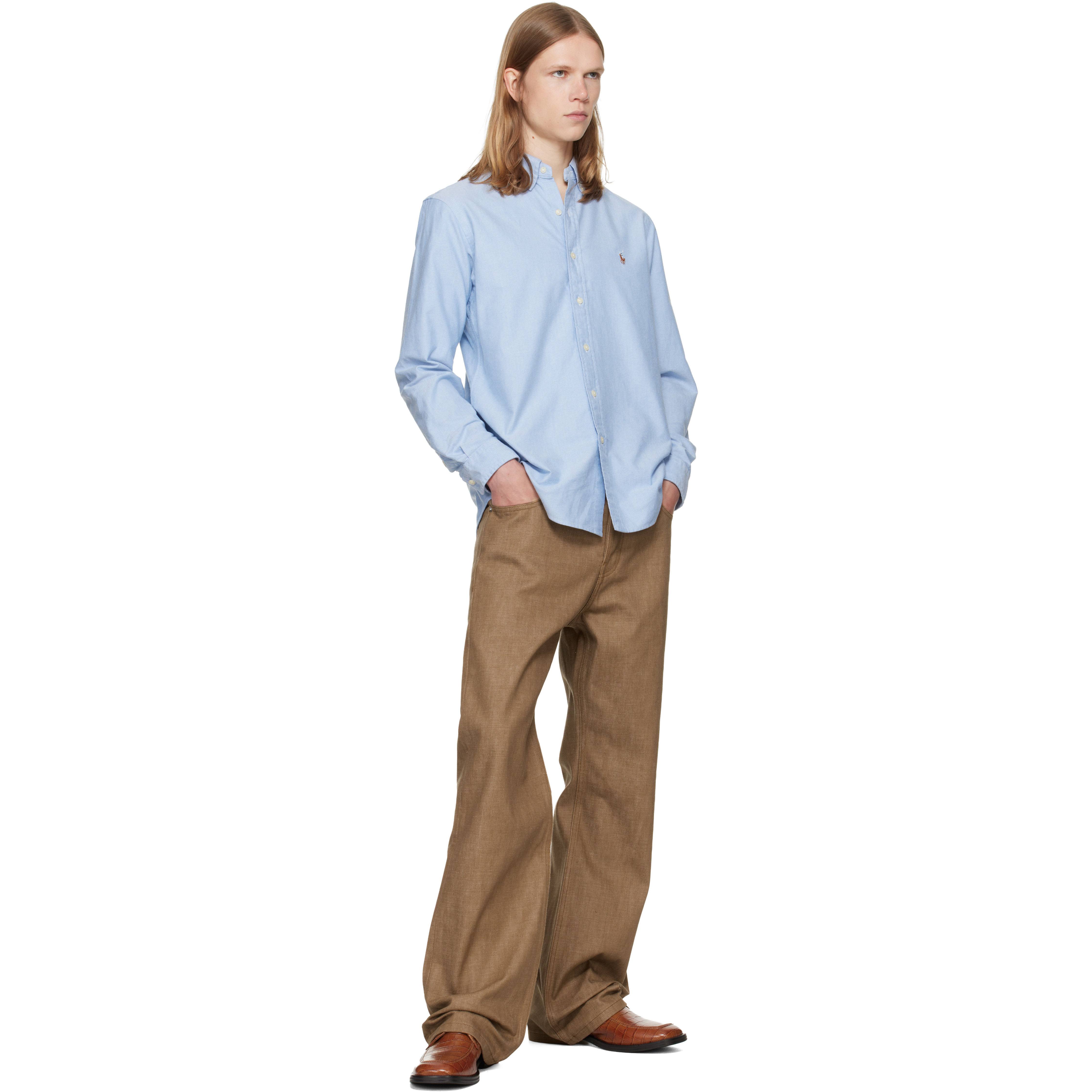 Blue 'The Iconic Oxford' Shirt