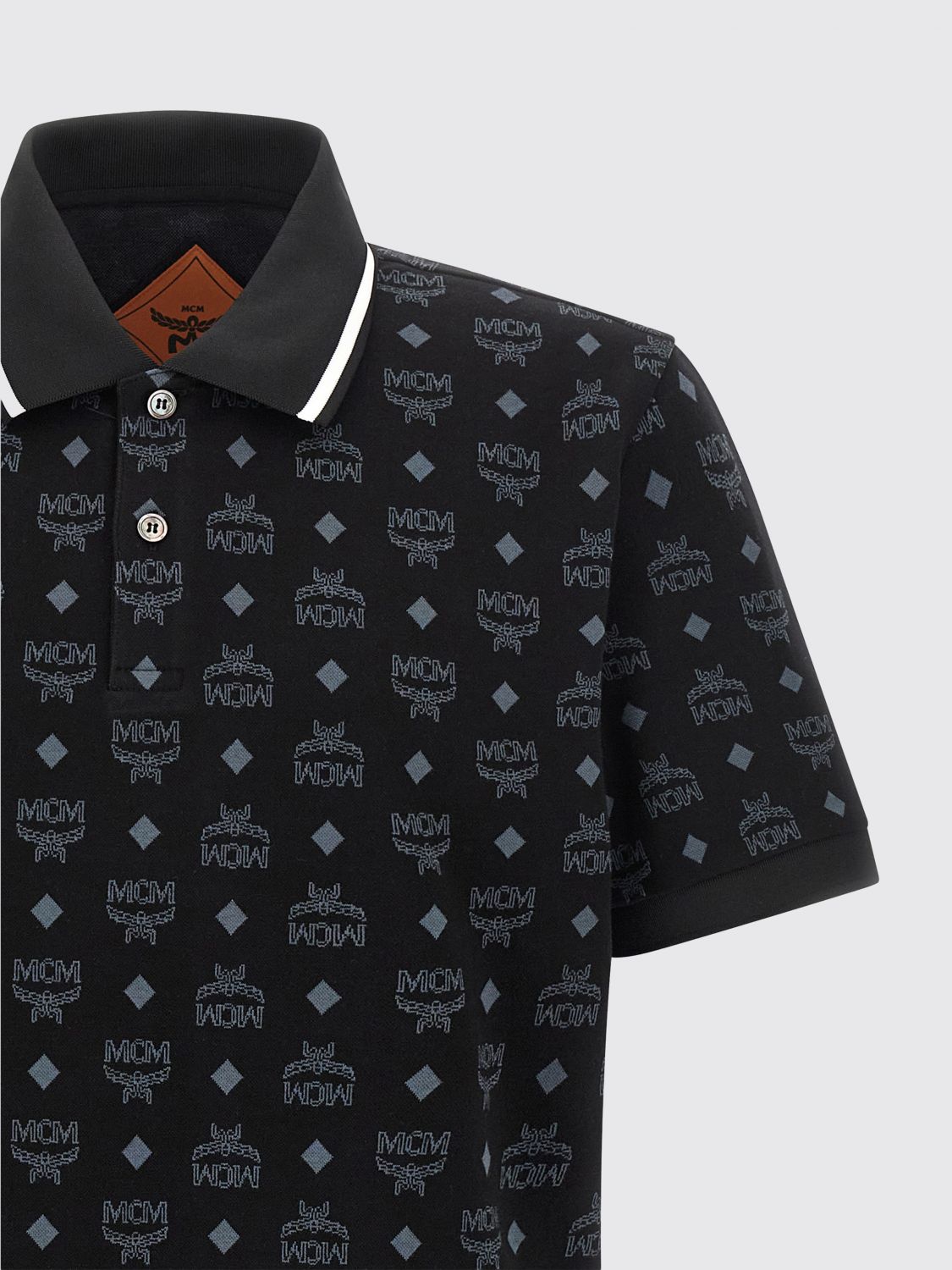 Polo Shirt Men color Black