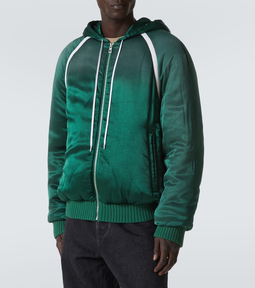 Satin tracksuit jacket