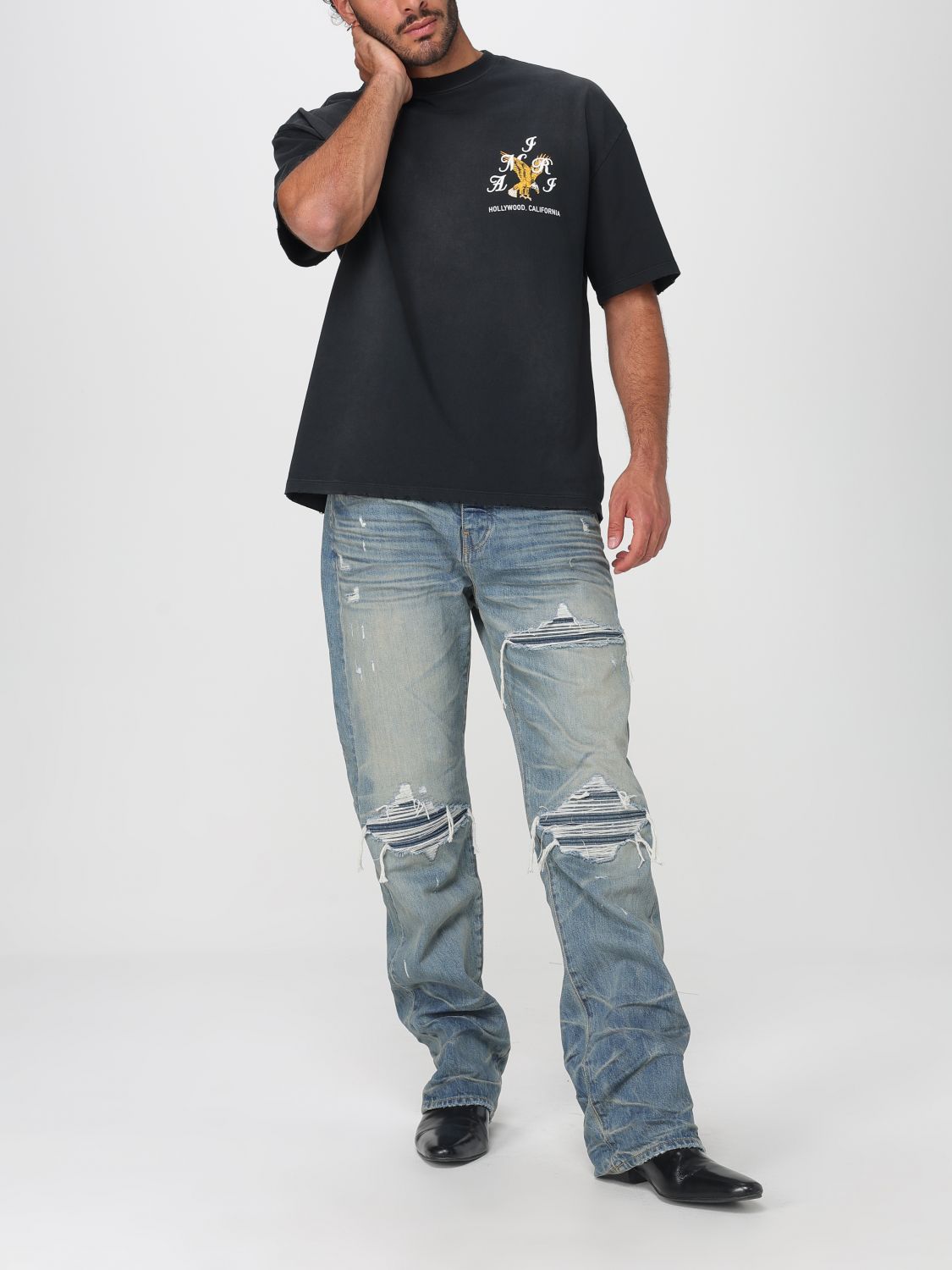Cotton T-shirt - Black