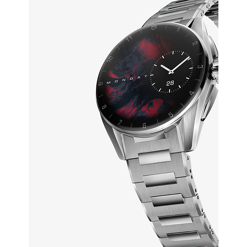 Mens SBR8010.BA0617 Connected Stainless-steel Fitness Watch
