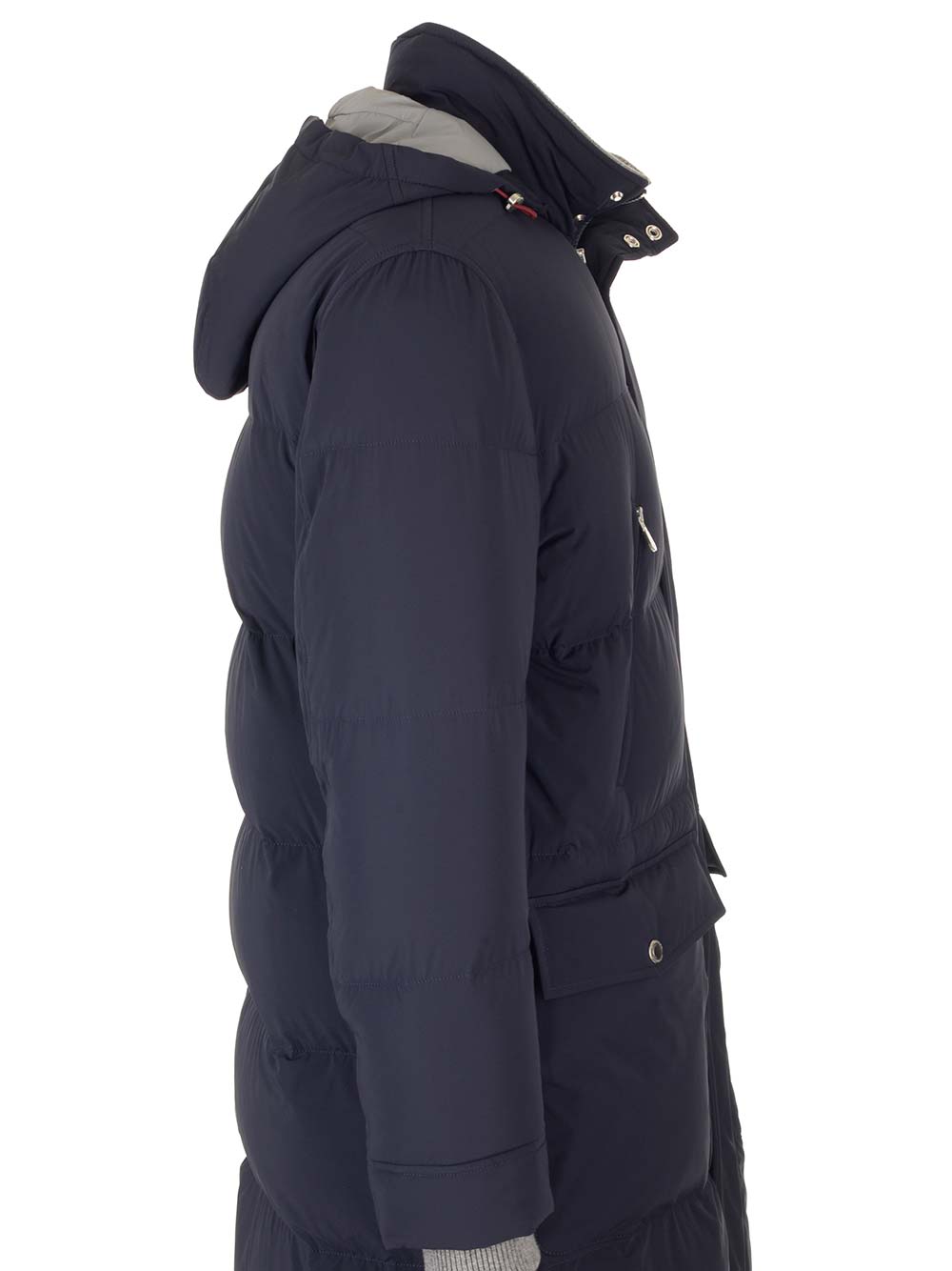 Hooded padded coat - Blue