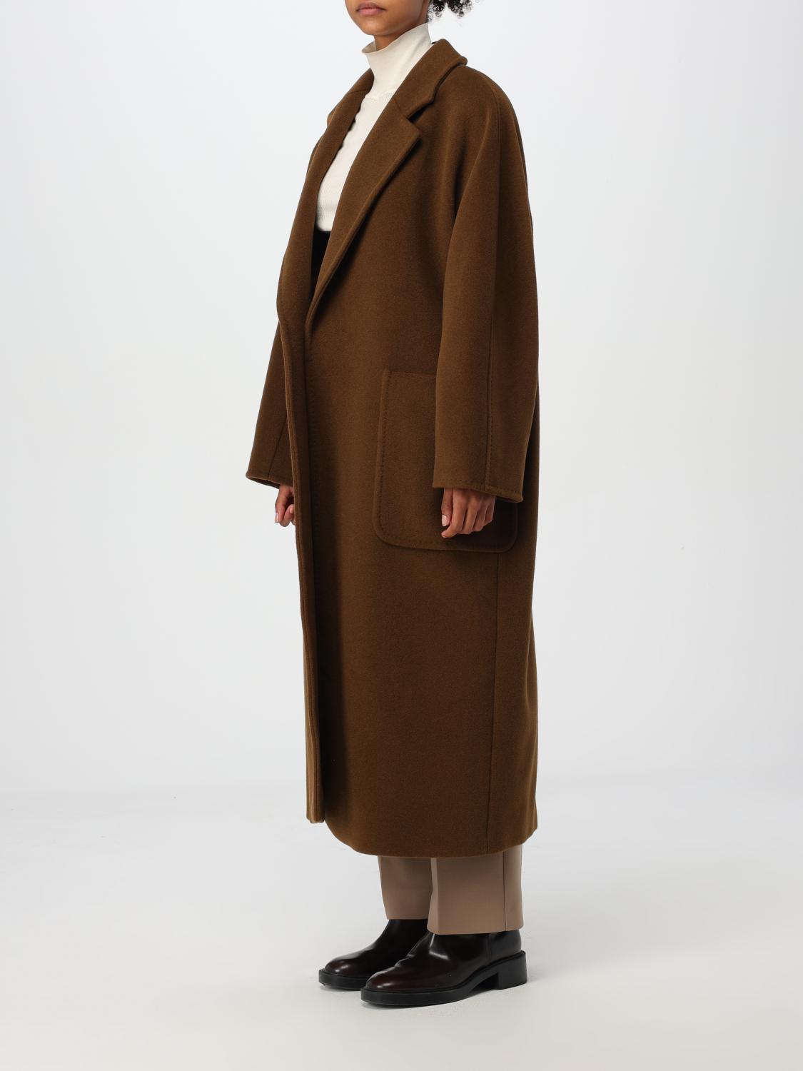 Coat Woman color Leather